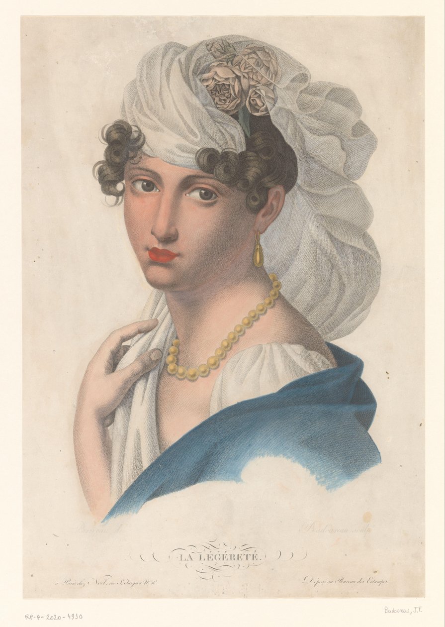 Femme avec boucle d