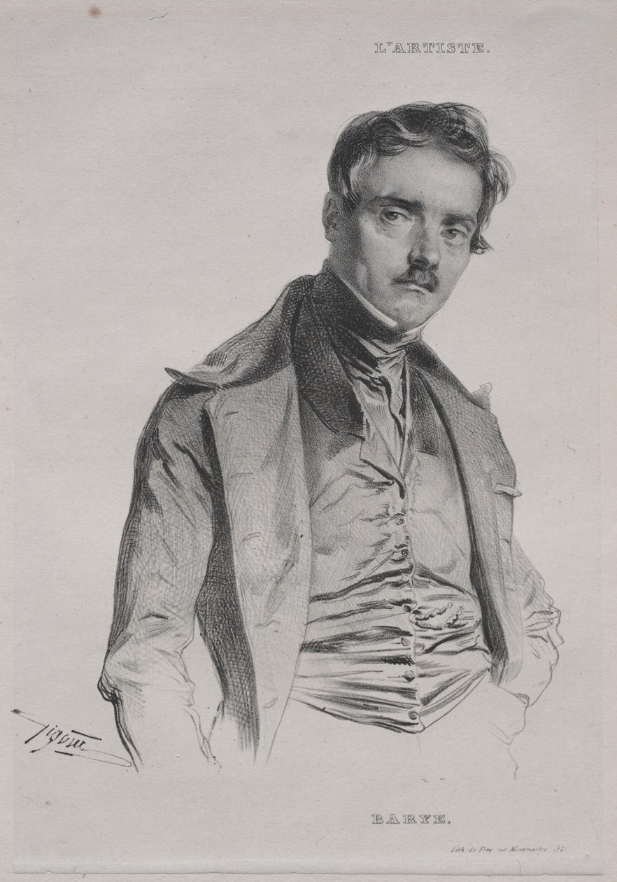 Antoine-Louis Barye - Jean Francois Gigoux