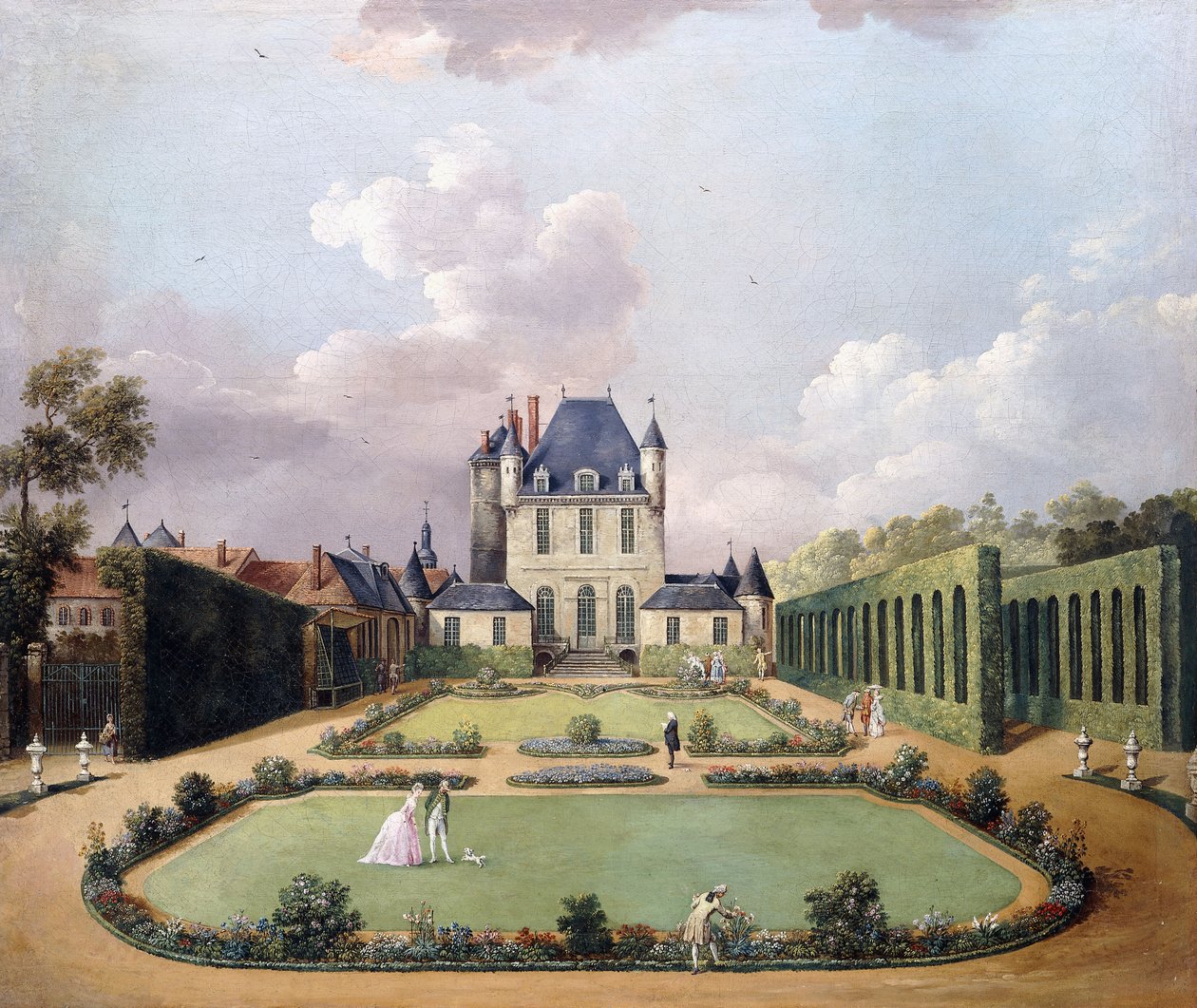 Vues du Château de Mousseaux et de ses jardins - Jean Francois Hue