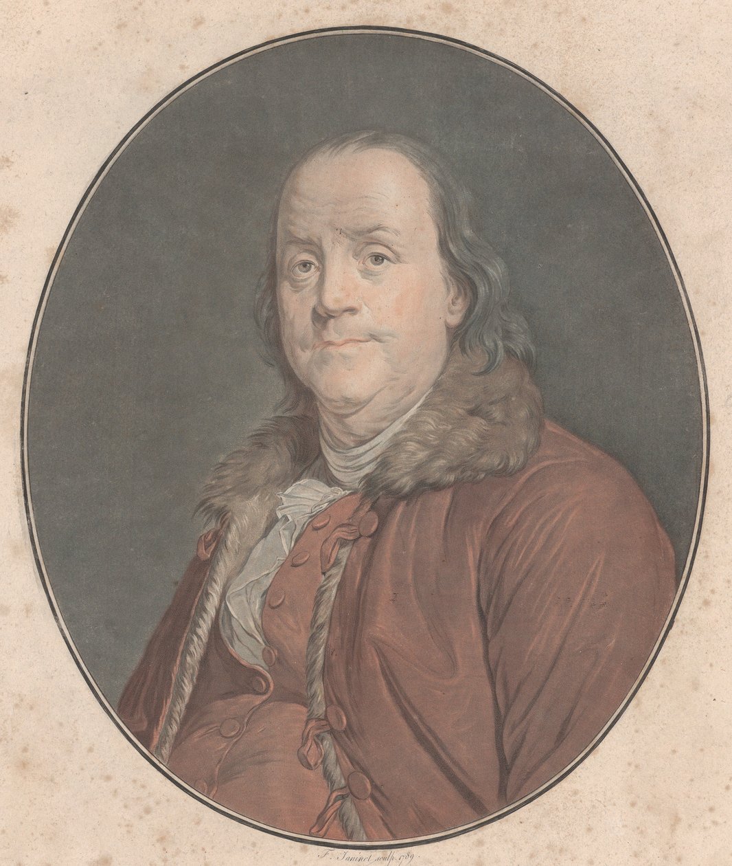 Benjamin Franklin, 1789 - Jean Francois Janinet