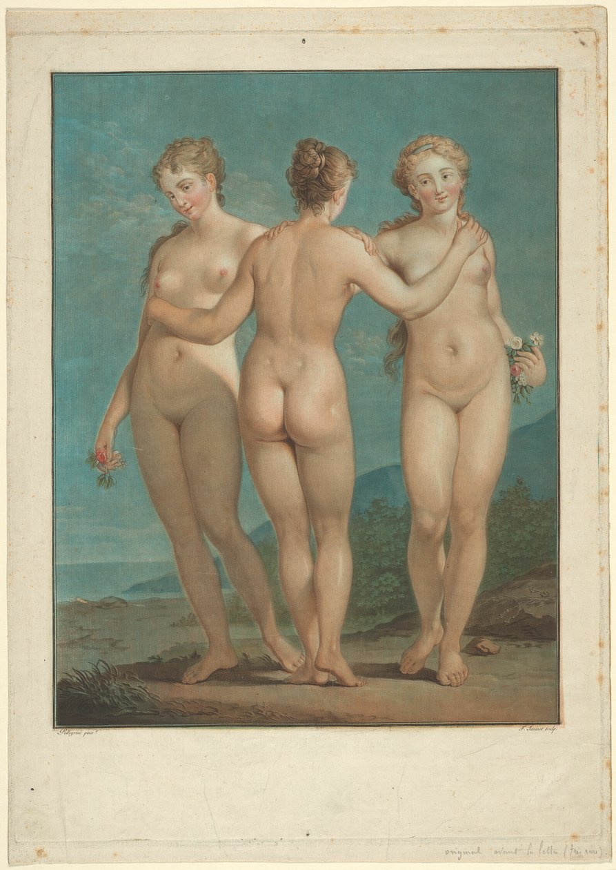 Les trois grâces - Jean Francois Janinet