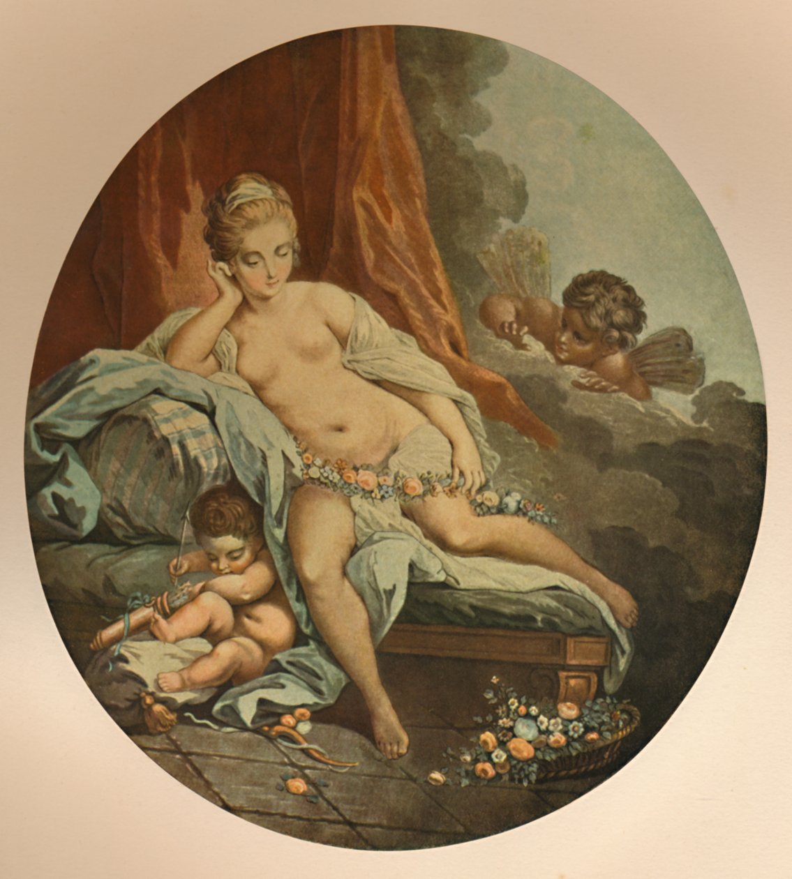 Vénus en Réflexion, vers 1785 - Jean Francois Janinet