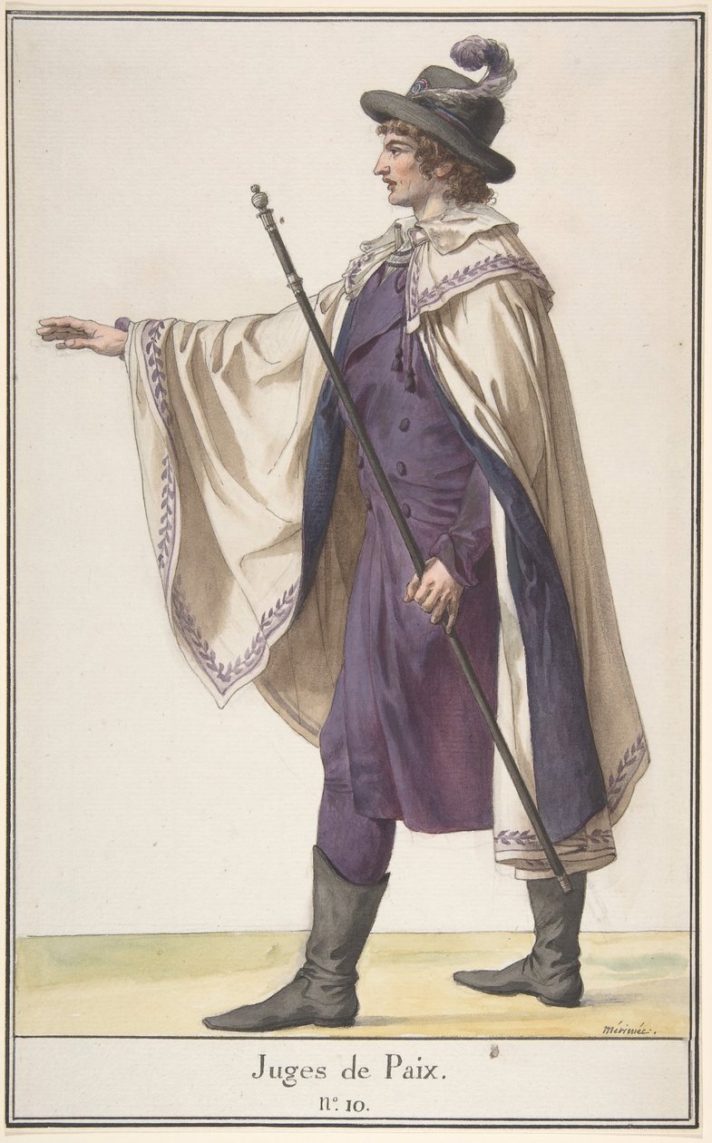 Un juge de paix, vers 1798-99 - Jean Francois Leonor Merimee