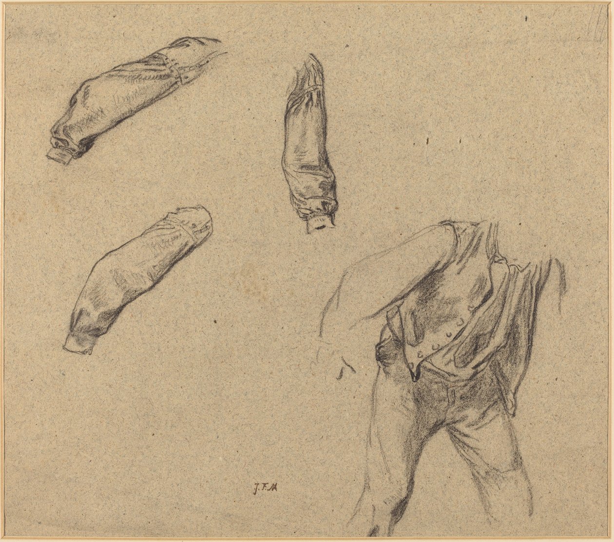 Études de costumes - Jean Francois Millet
