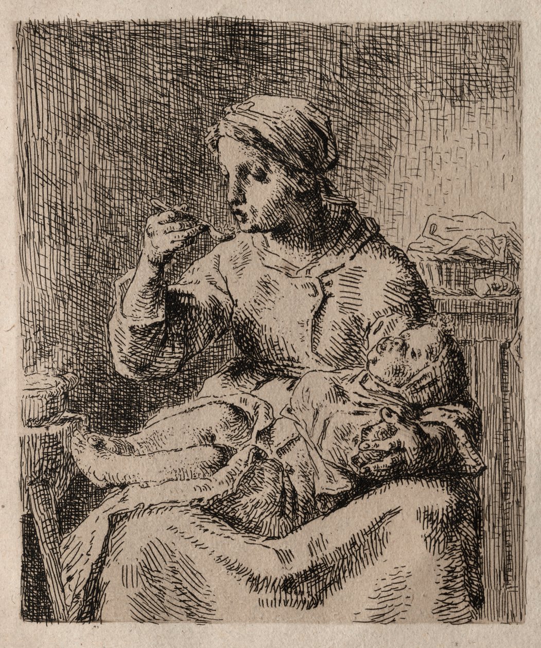 La Bouillée - Jean Francois Millet