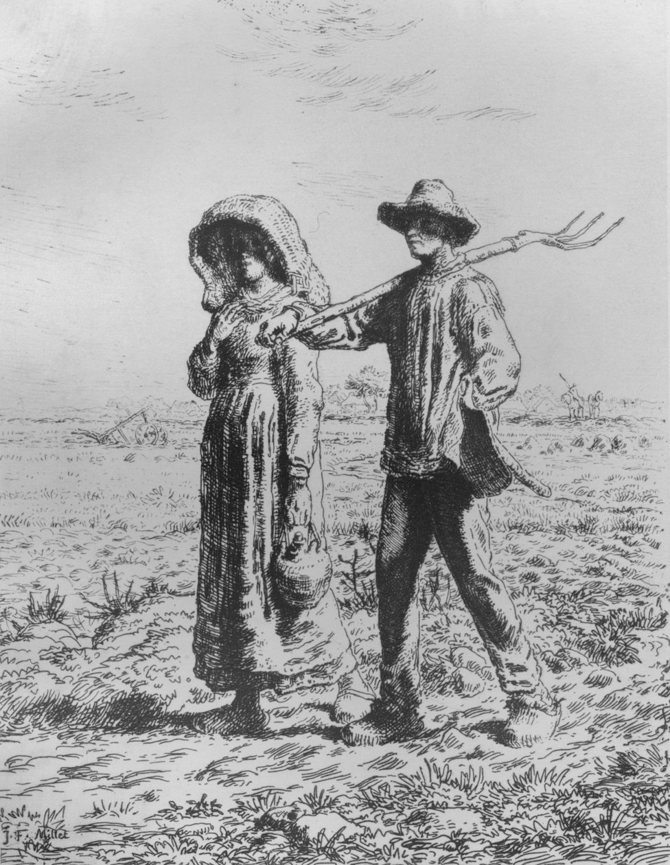 Le Départ pour le travail, 1863 - Jean Francois Millet