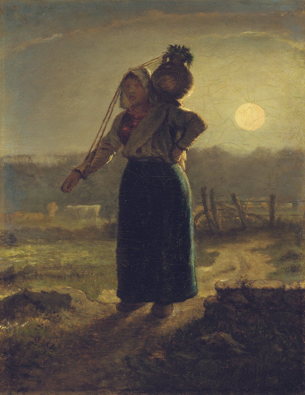 Laitière normande, 1853-54 - Jean Francois Millet