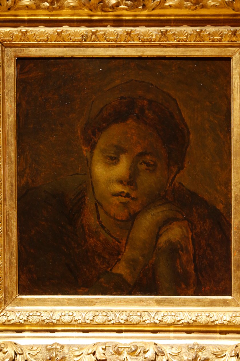 Berger se reposant sur son bâton, 1872 - Jean-Francois Millet