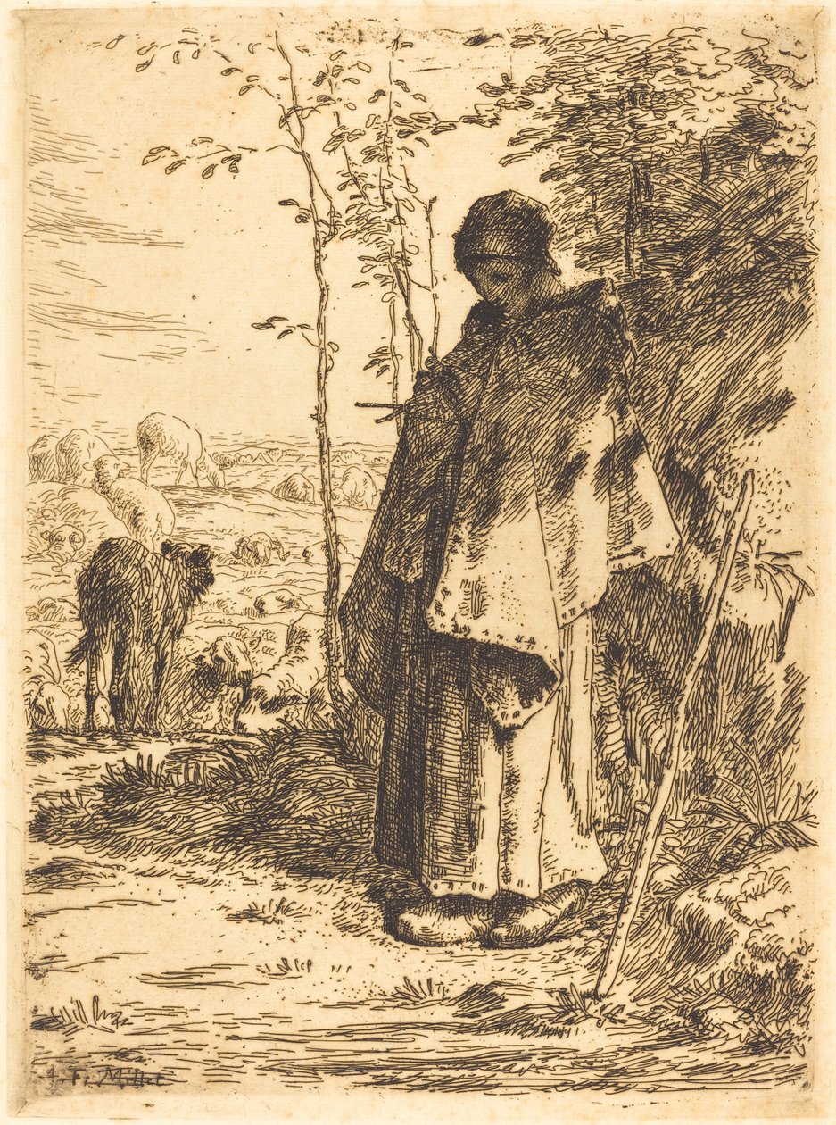 La grande bergère - Jean Francois Millet