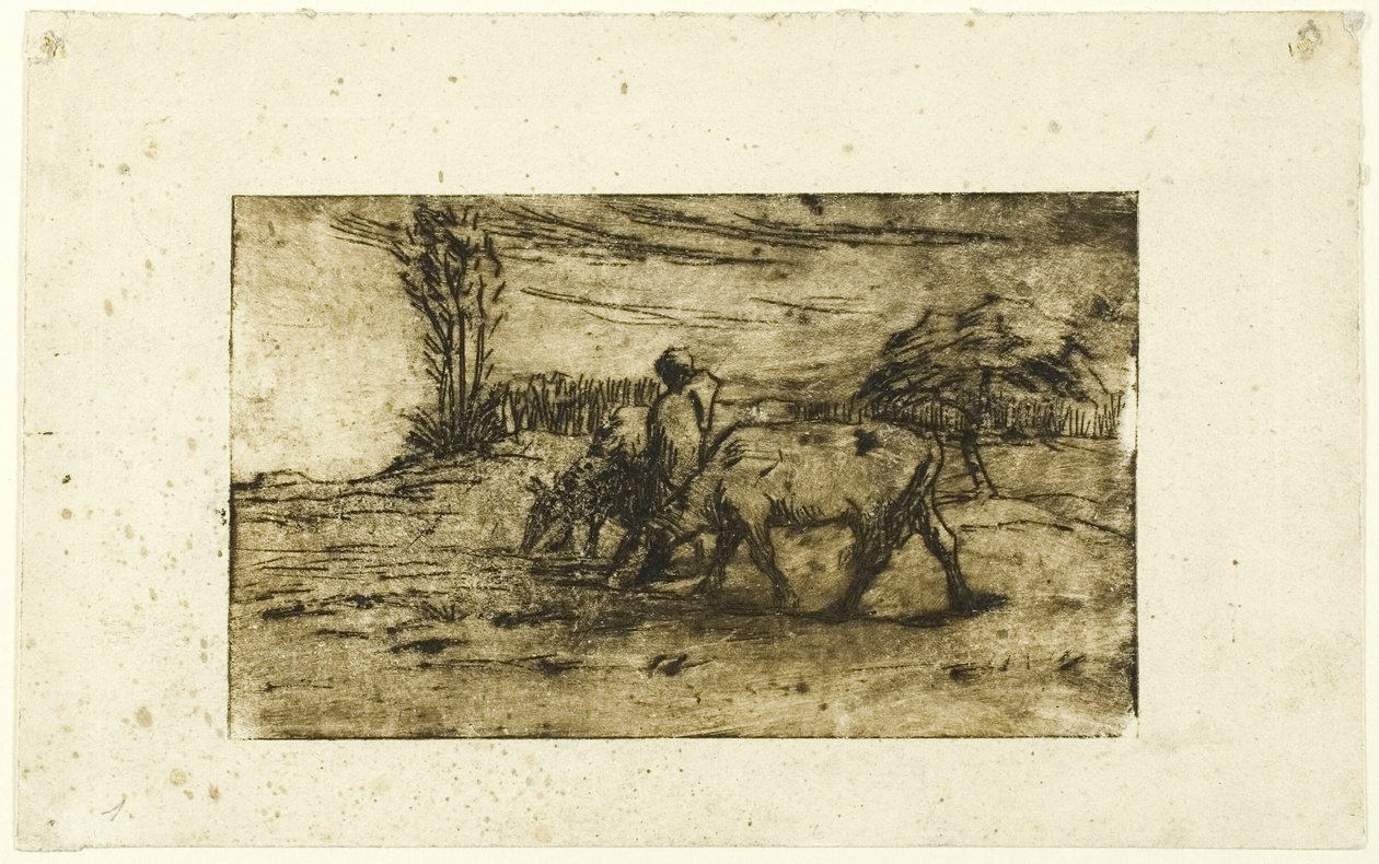 Les deux vaches - Jean Francois Millet