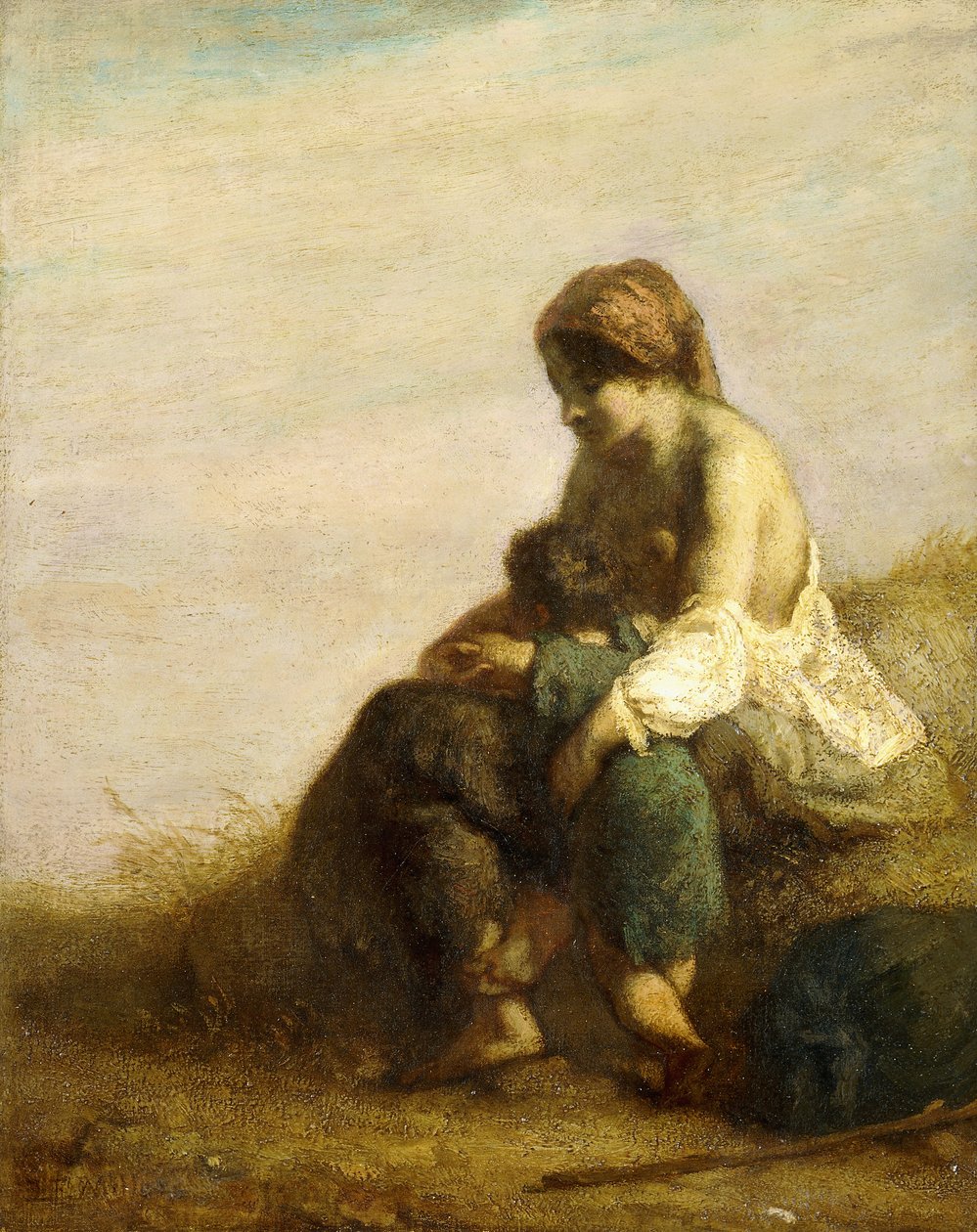 Les Vagabonds - Jean-Francois Millet