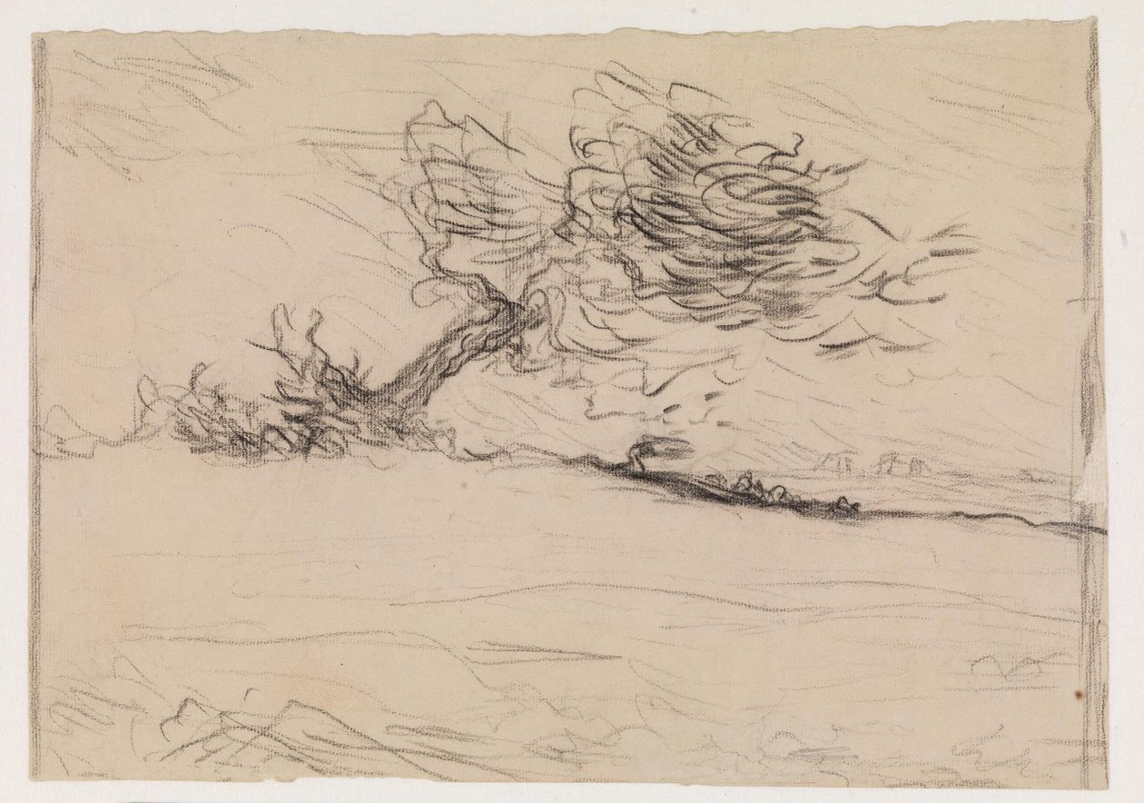 Le coup de vent - Jean Francois Millet