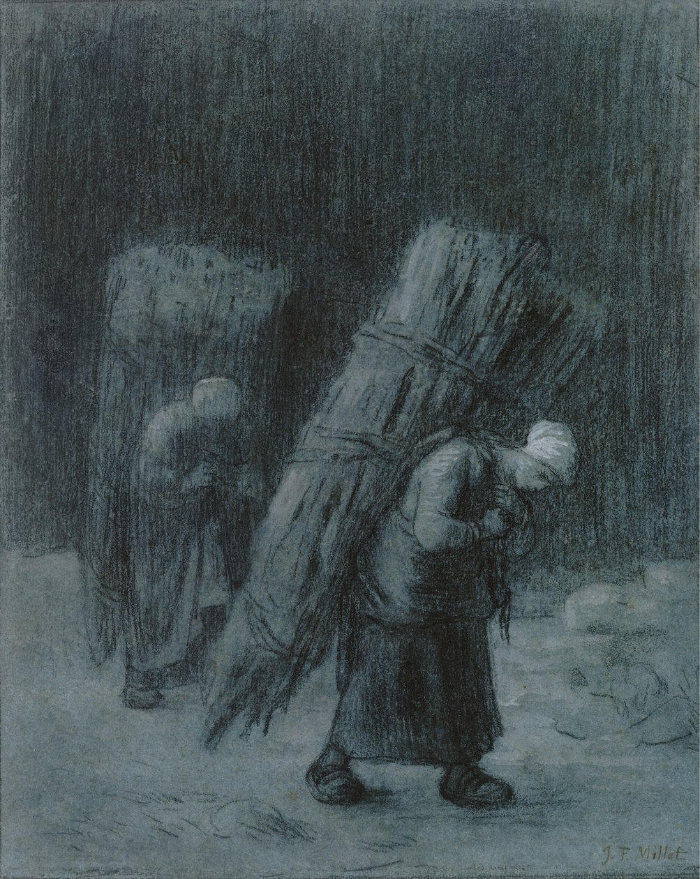 Femmes portant des branches, c.1858 - Jean Francois Millet