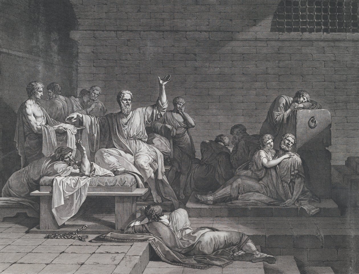 La Mort de Socrate, 1790 - Jean François Pierre Peyron