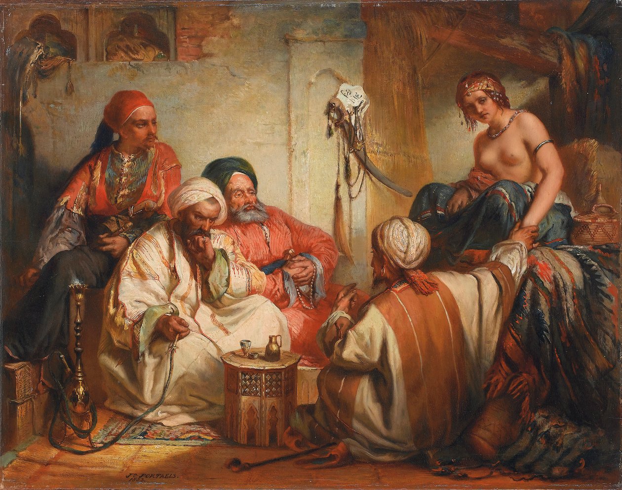 Le Marché aux esclaves, 1853 - Jean Francois Portaels