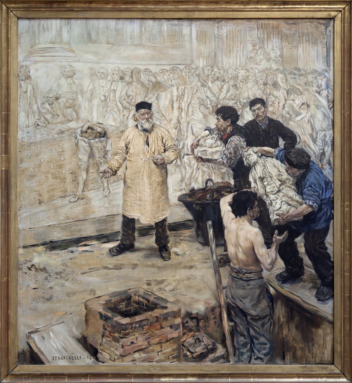 Chez le patineur - Jean Francois Raffaelli
