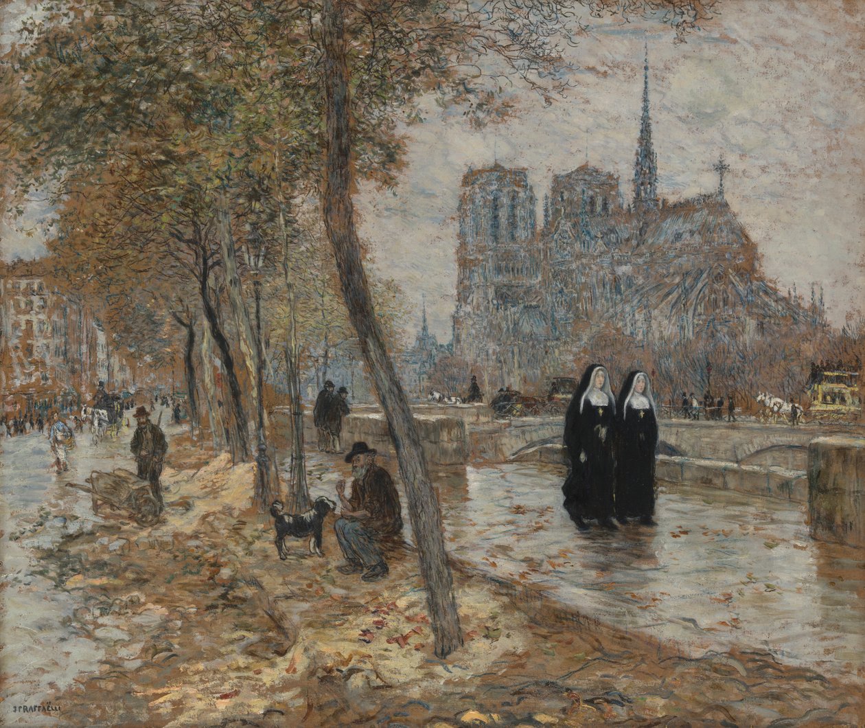 Notre Dame de Paris - Jean Francois Raffaelli