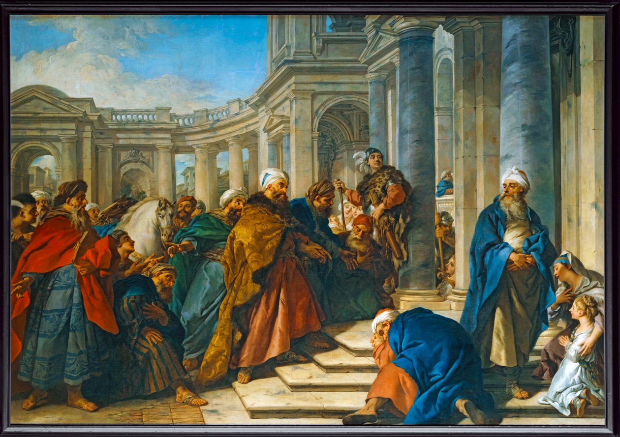 Le Dedain de Mardochee envers Aman - Le dédain de Mardochée envers Haman ... - Jean François de Troy
