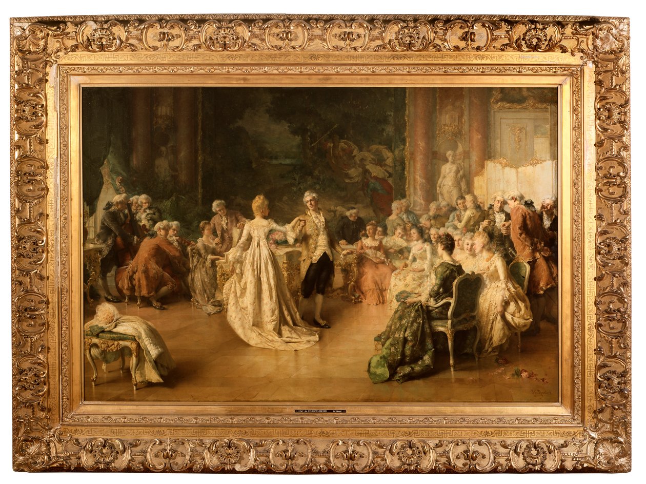 Le Menuet - Jean Guillaume (1858 1931) Rosier