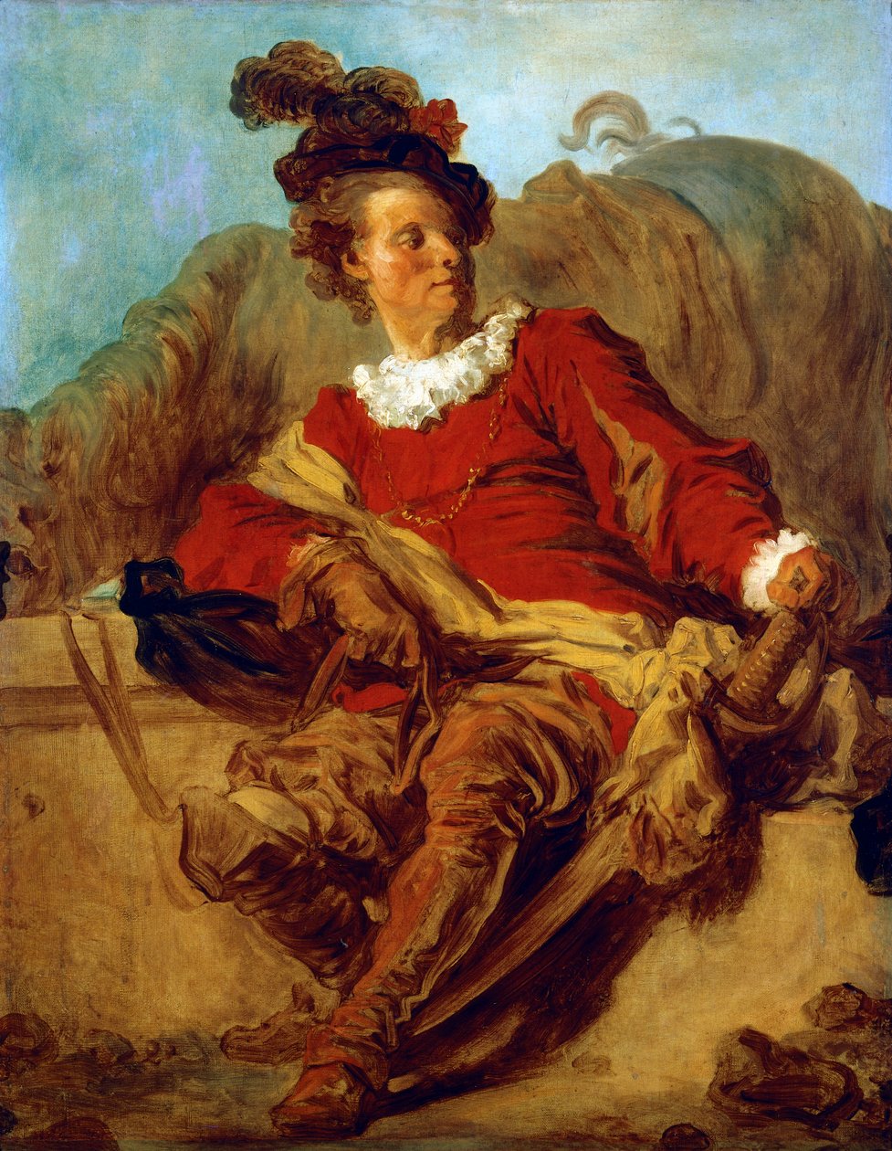 Abbé de Saint-Non, vêtu à l