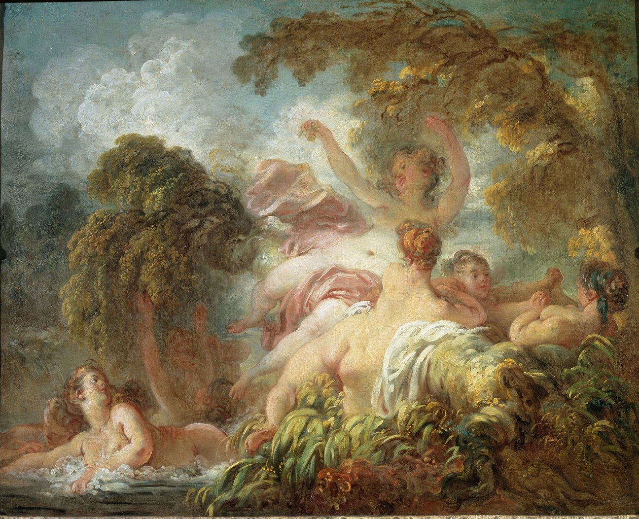 Baigneurs - Jean Honore Fragonard