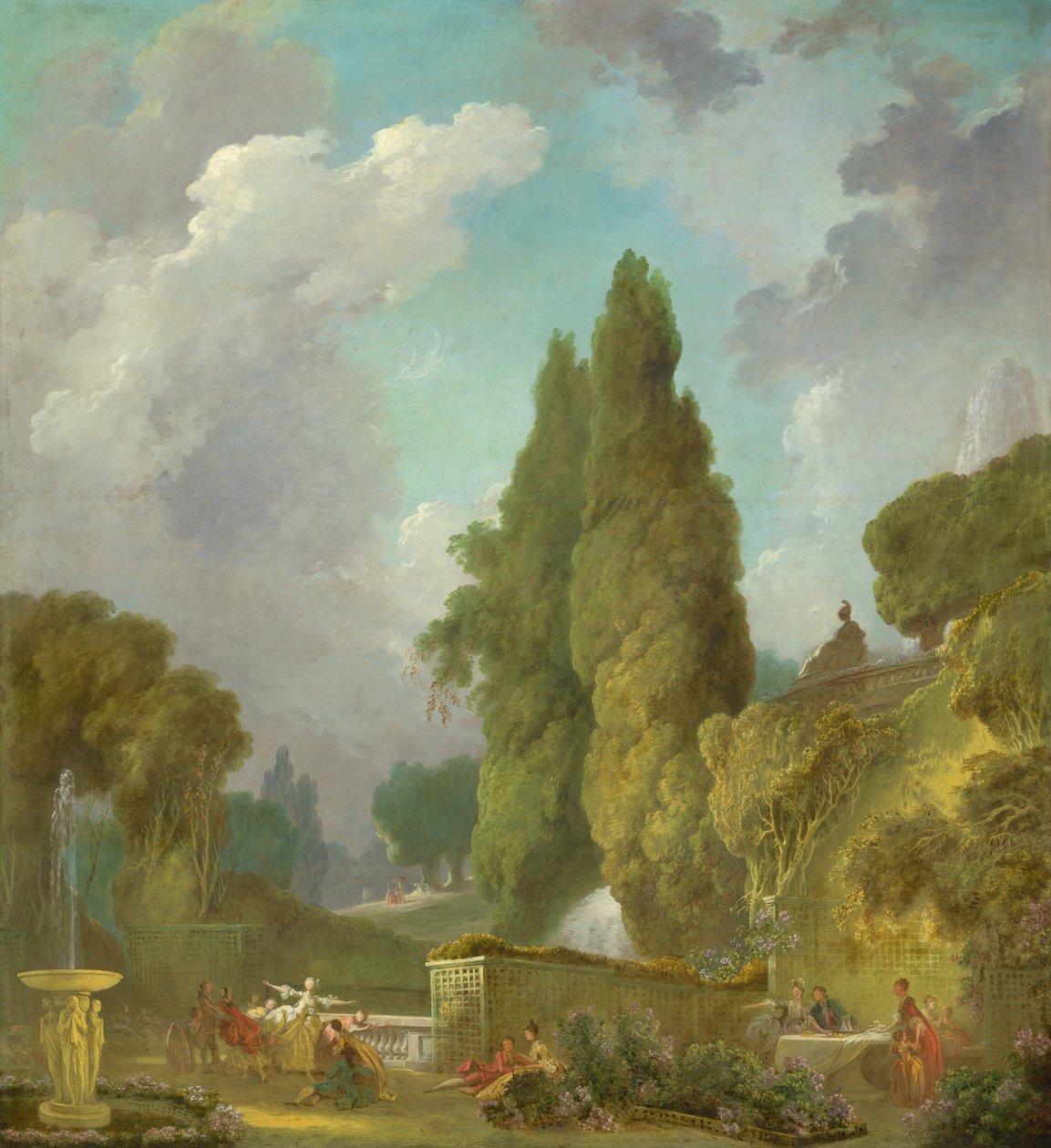 Colin-maillard, vers 1775-1780 - Jean Honore Fragonard