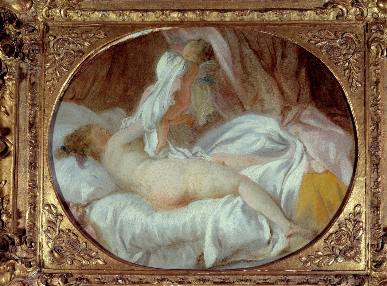 Érotique : « La chemise enlevée » - Jean Honore Fragonard