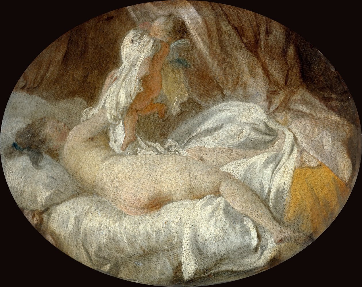 La Chemise enlevée - Jean Honore Fragonard