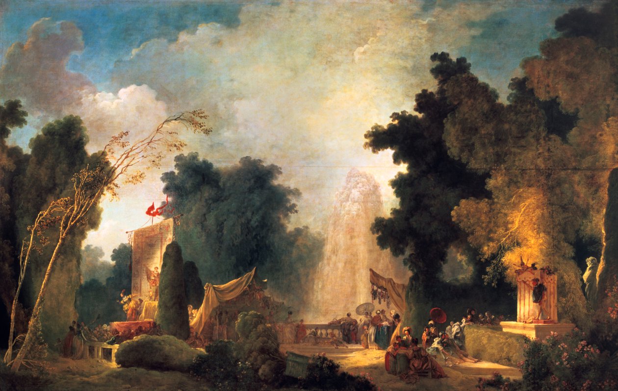 La fête à Saint-Cloud - Jean Honore Fragonard