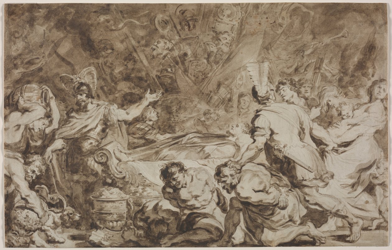 Les funérailles de Decius Mus, 1774 - Jean-Honore Fragonard