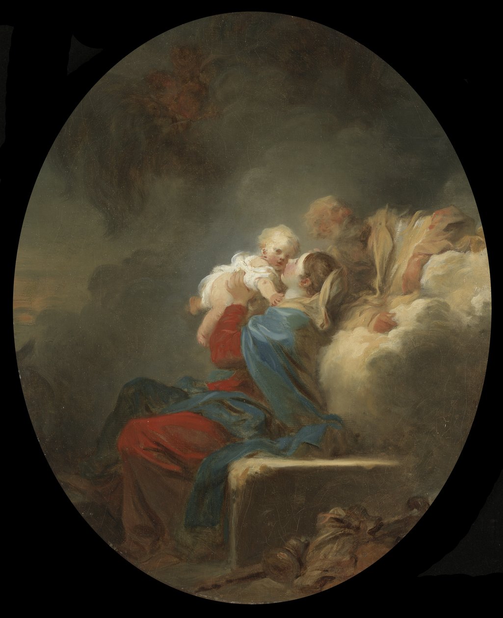 Le Repos pendant la fuite en Égypte, vers 1774 - Jean Honore Fragonard