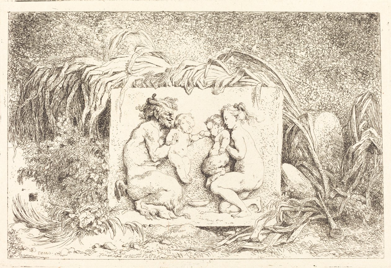 La famille du satyre - Jean Honore Fragonard