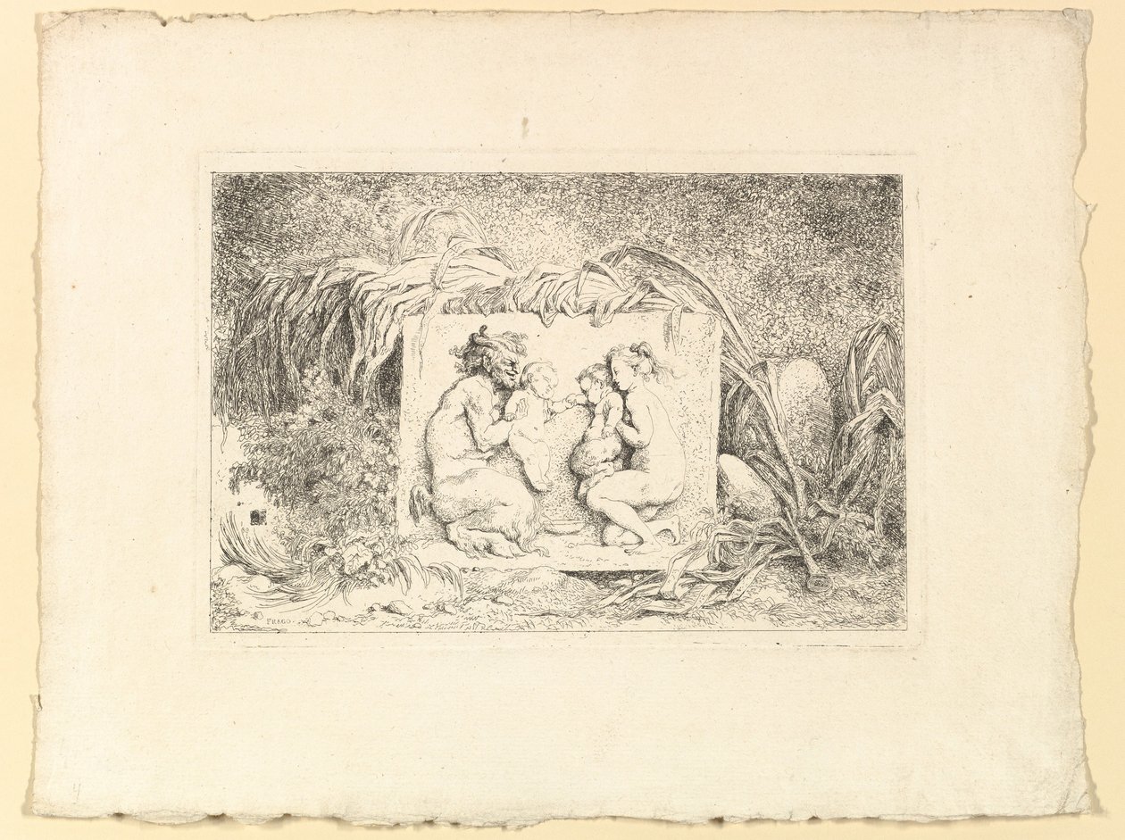 La famille des satyres, 1763 - Jean Honore Fragonard