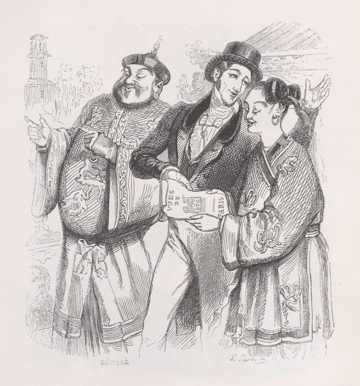 Jean de Paris des Œuvres complètes de Béranger, 1836 - Jean Ignace Isidore Gérard