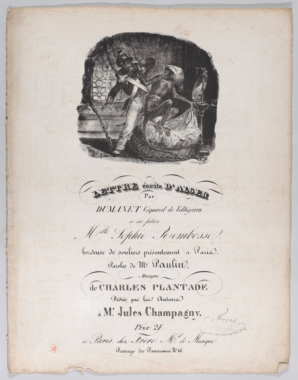 Lettre écrite d