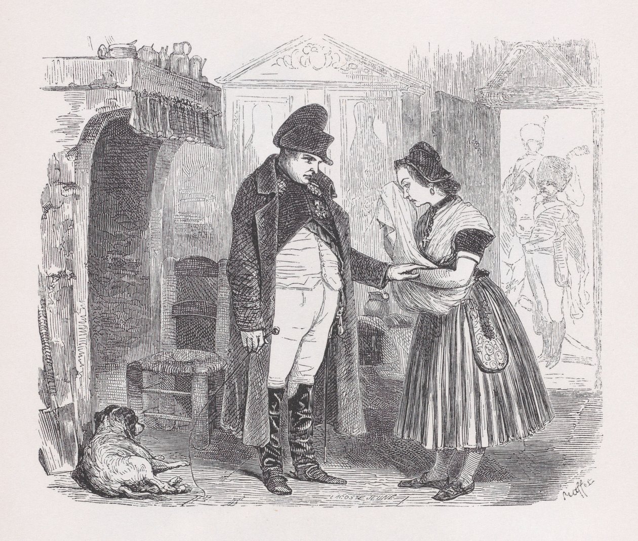 Souvenirs du peuple des œuvres complètes de Béranger, 1836 - Jean Ignace Isidore Gérard