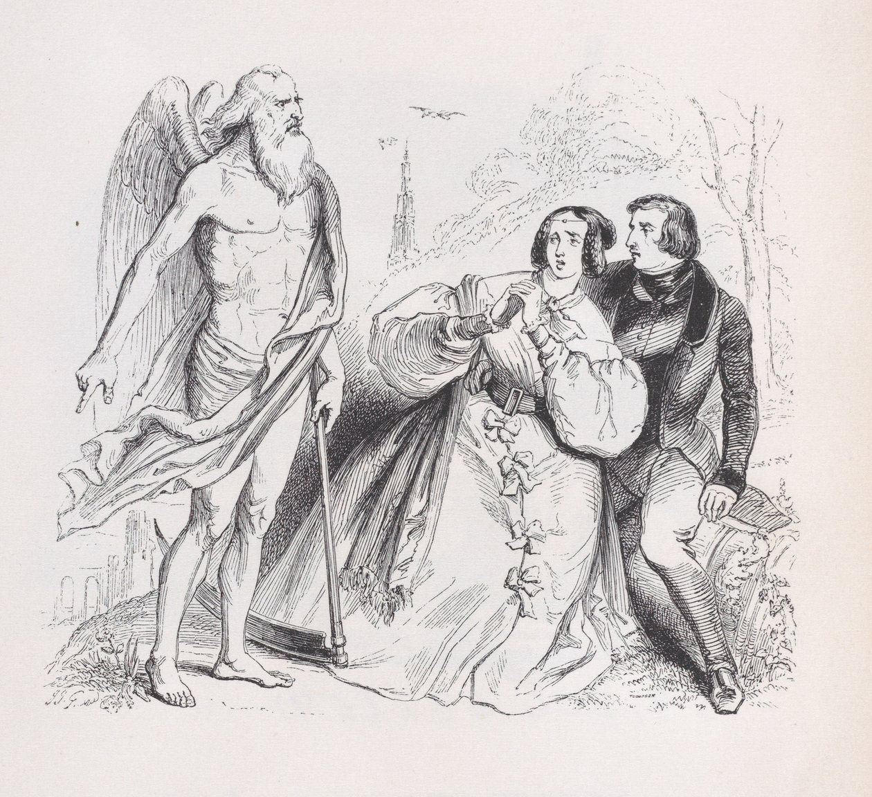Le Temps des Œuvres Complètes de Béranger, 1836 - Jean Ignace Isidore Gérard