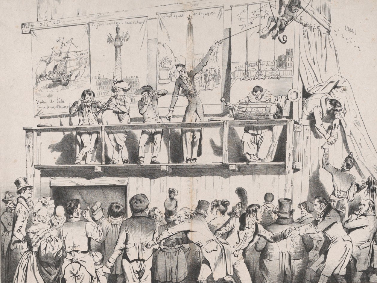 Zing! Zing! Boom_Boom_Boom!!! Le spectacle des grands acrobates politiques, août 1833 - Jean Ignace Isidore Gérard