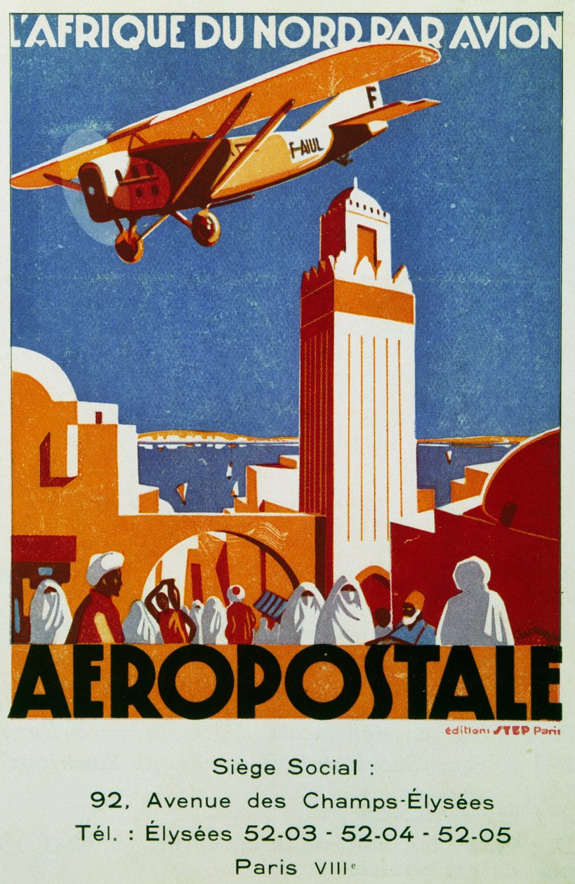 Aéropostale, liaisons aériennes avec l