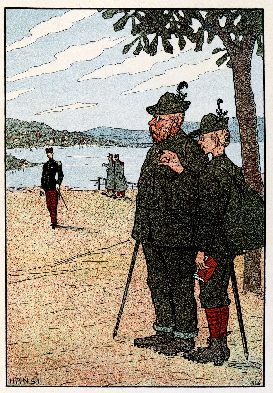 Images des Vosges ; À Gérardmer - Jean Jacques (1873 1951) Waltz