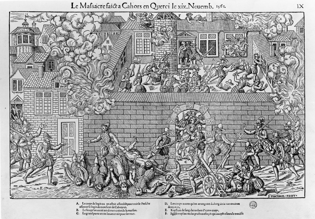 Le massacre de Cahors - Jean Jacques (after) Perrissin