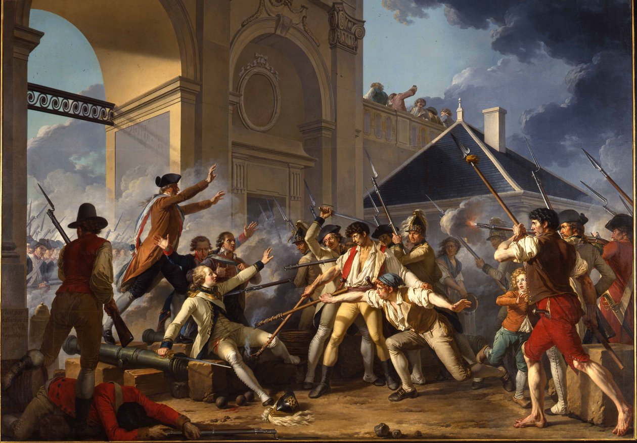 Le courage héroïque du jeune Désilles, 31 août 1790, dans l