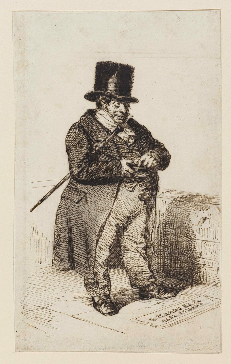 Type rentier, 1840 - Jean Jacques Grandville