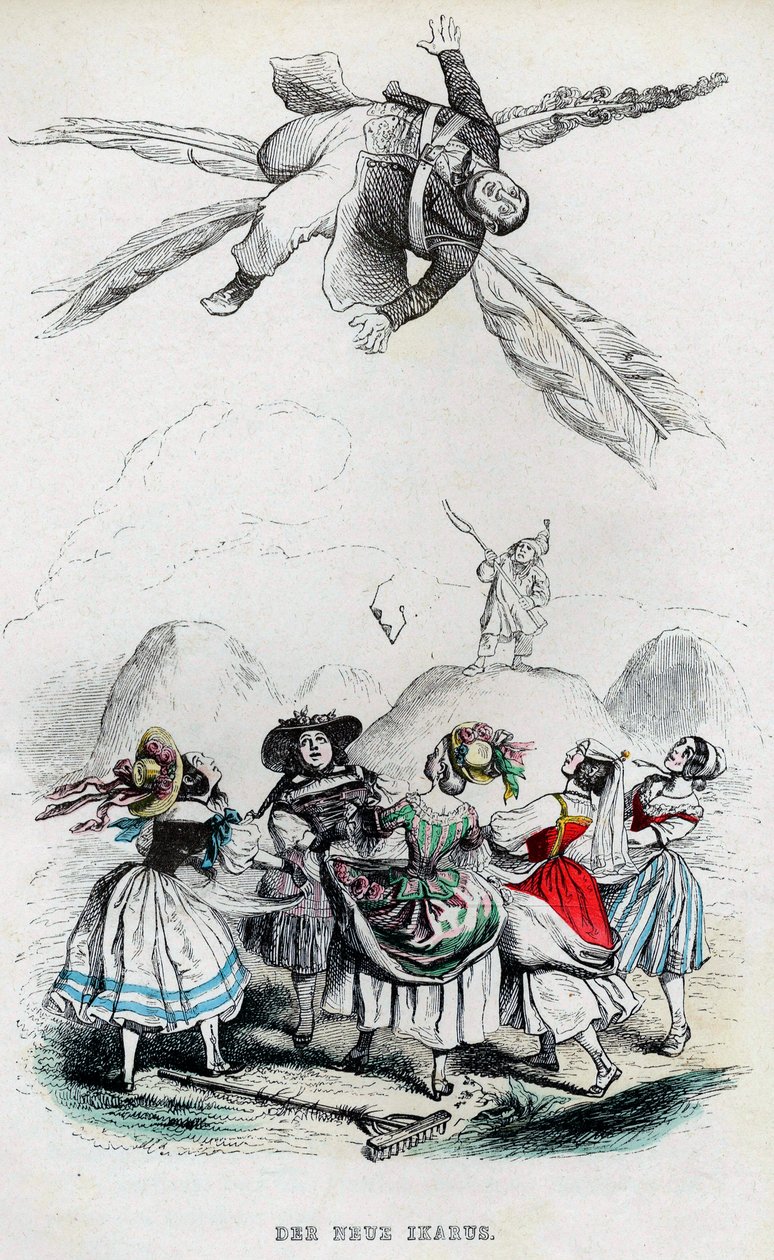 Le nouvel Icare - Jean Jacques Grandville