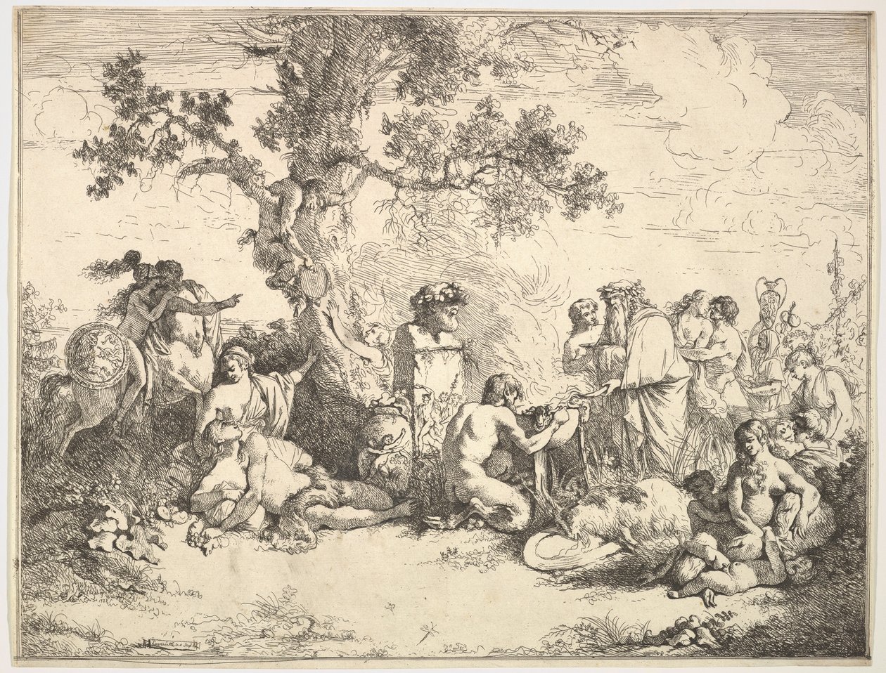Sacrifice à Pan, 1762-63 - Jean Jacques Lagrenee