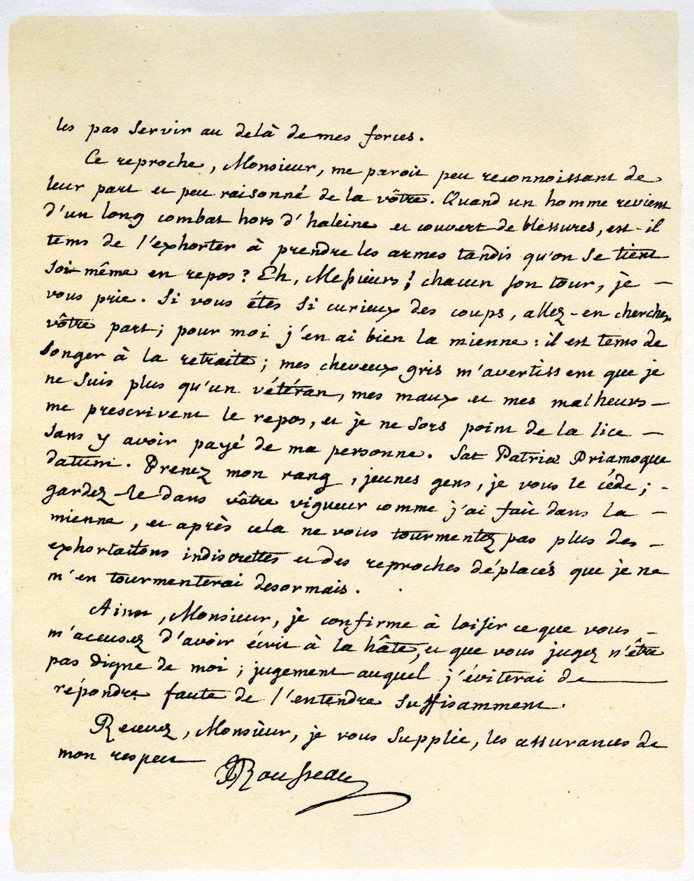 Lettre de Jean-Jacques Rousseau, 15 juillet 1764 - Jean Jacques Rousseau