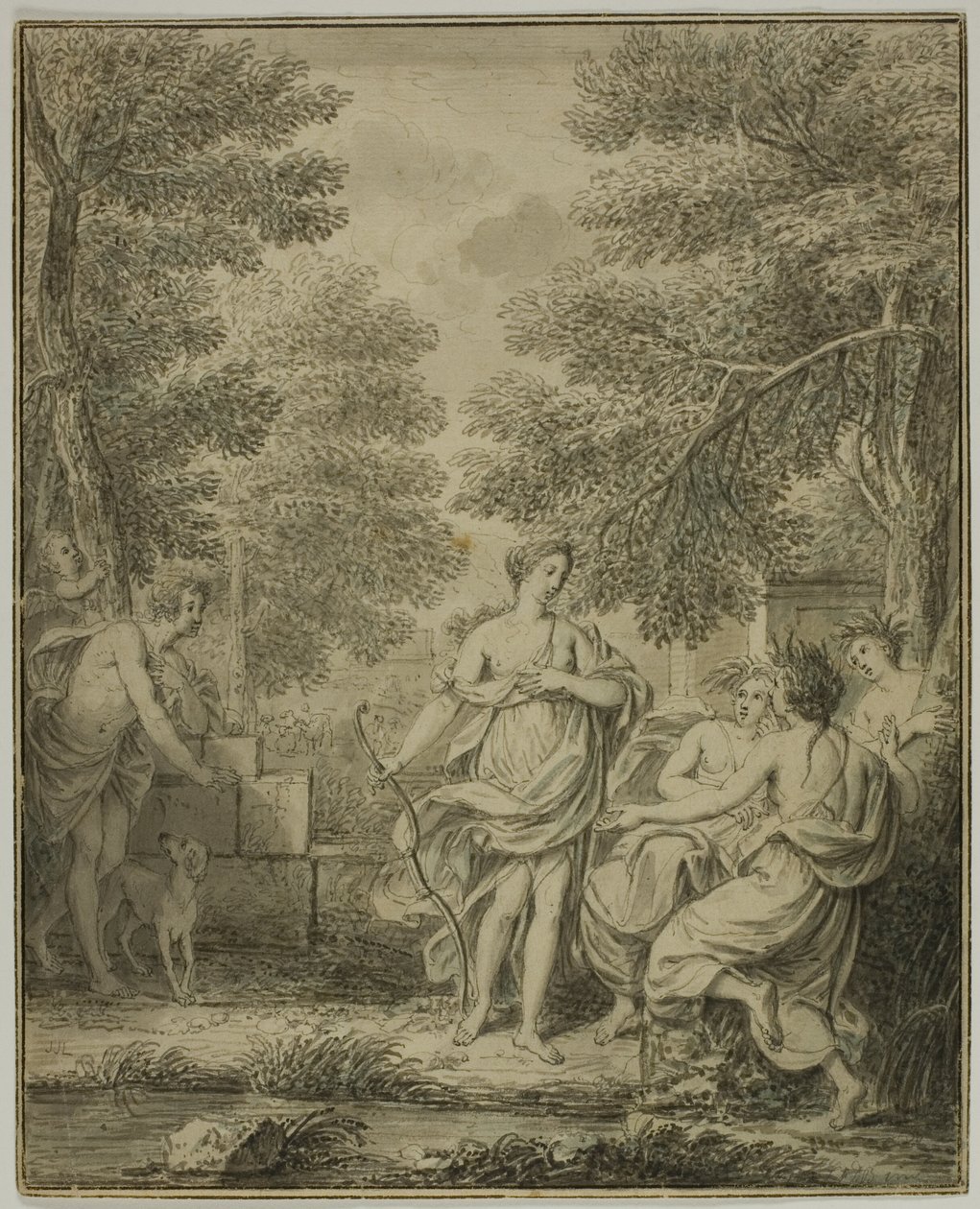 Diana et Actéon - Jean Jacques de Boissieu