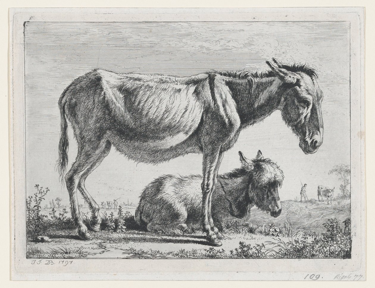 Jenny avec son Poulain - Jean-Jacques de Boissieu