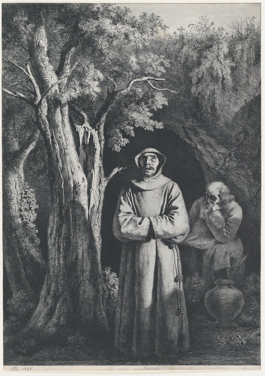 Moines dans le désert - Jean-Jacques de Boissieu