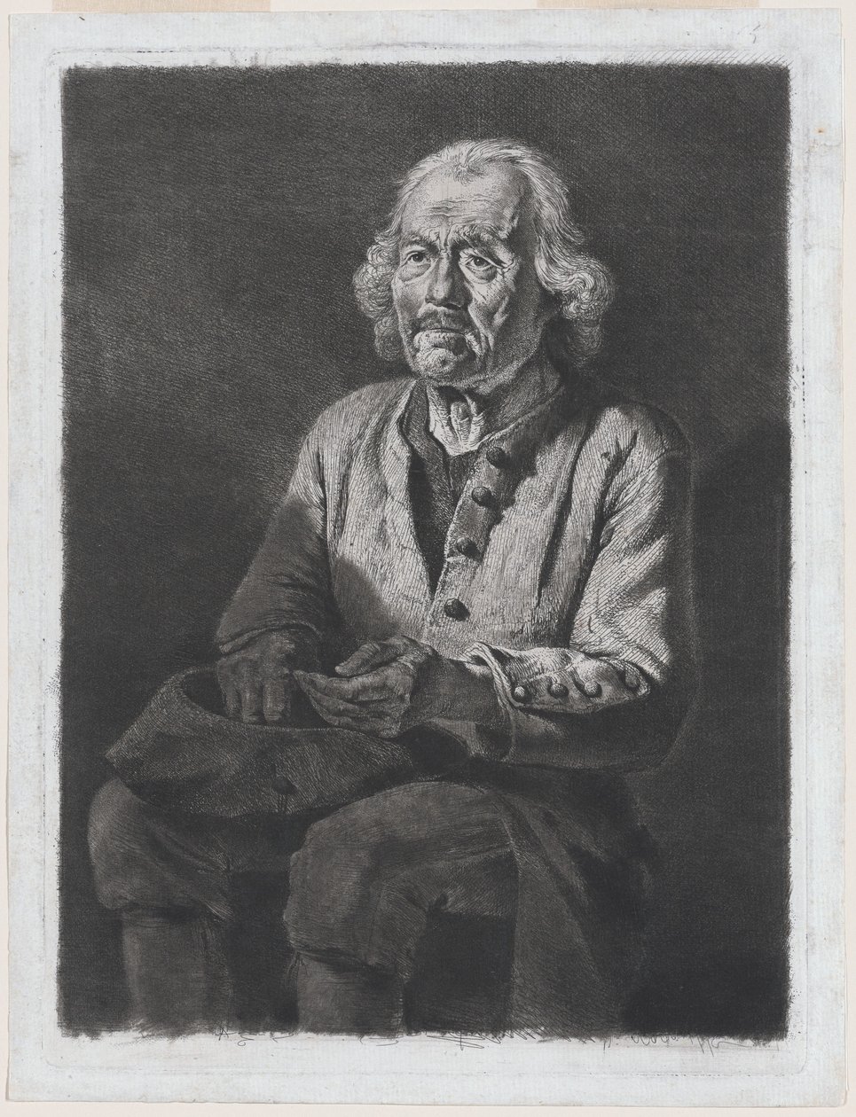 Vieux Gérard, paysan de Chasselay - Jean Jacques de Boissieu